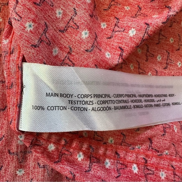 Mens Ariat Stanton Print Classic Fit Short Sleeve Shirt Button Up Size Large - Picture 7 of 10